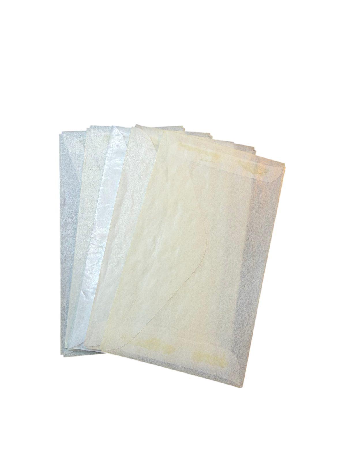 Glassine Stamp Envelopes — Pack of 5, Acid-Free